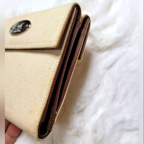 Céline Vintage Canvas & Leather Wallet with Box – Made in Italy - Picture 5 of 16